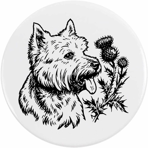 Westie scottish thistle - 'westie,