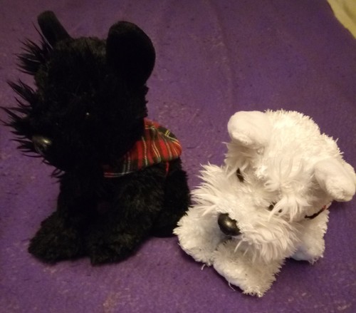 Pair keel toys westie - pair,