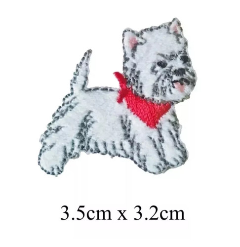 Small standing white - small, westie