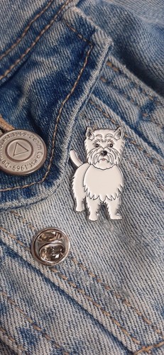 Westie dog pet pin - dog,