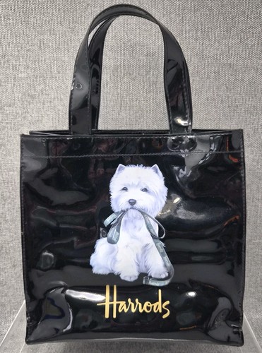 Harrods black patent westie - harrods,