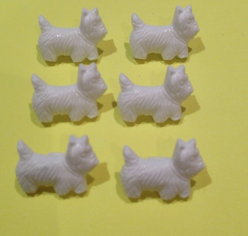 Buttons westie dog - buttons,