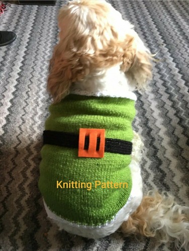 Dog coat knitting pattern - dog,