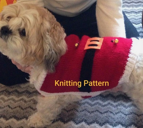 Dog coat knitting pattern - coat,
