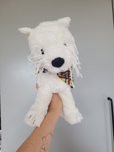 Ikea white gosig terrier - white,